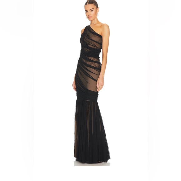 DIANA FISHTAIL GOWN IN BLACK MESH & NUDE
Norma Kamali -XS - Picture 3 of 4